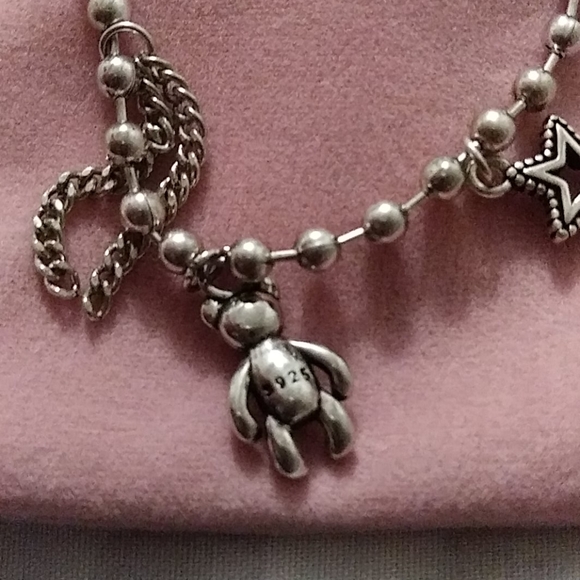 Sterling Silver Teddy Bear Bracelet - Picture 9 of 9